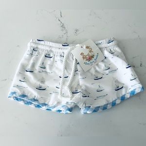Busy Bees Smocks NWT Boys swim trunks